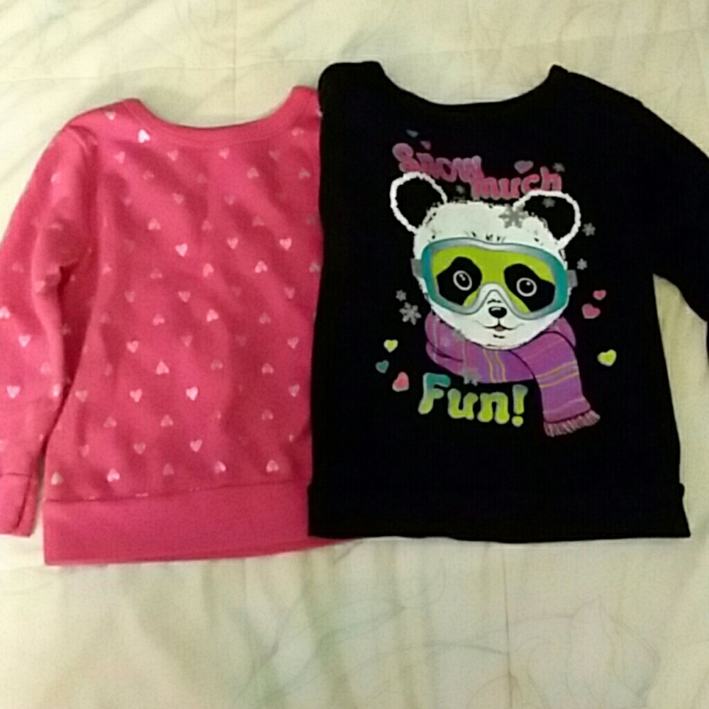 Girls sweatshirt bundle of 2